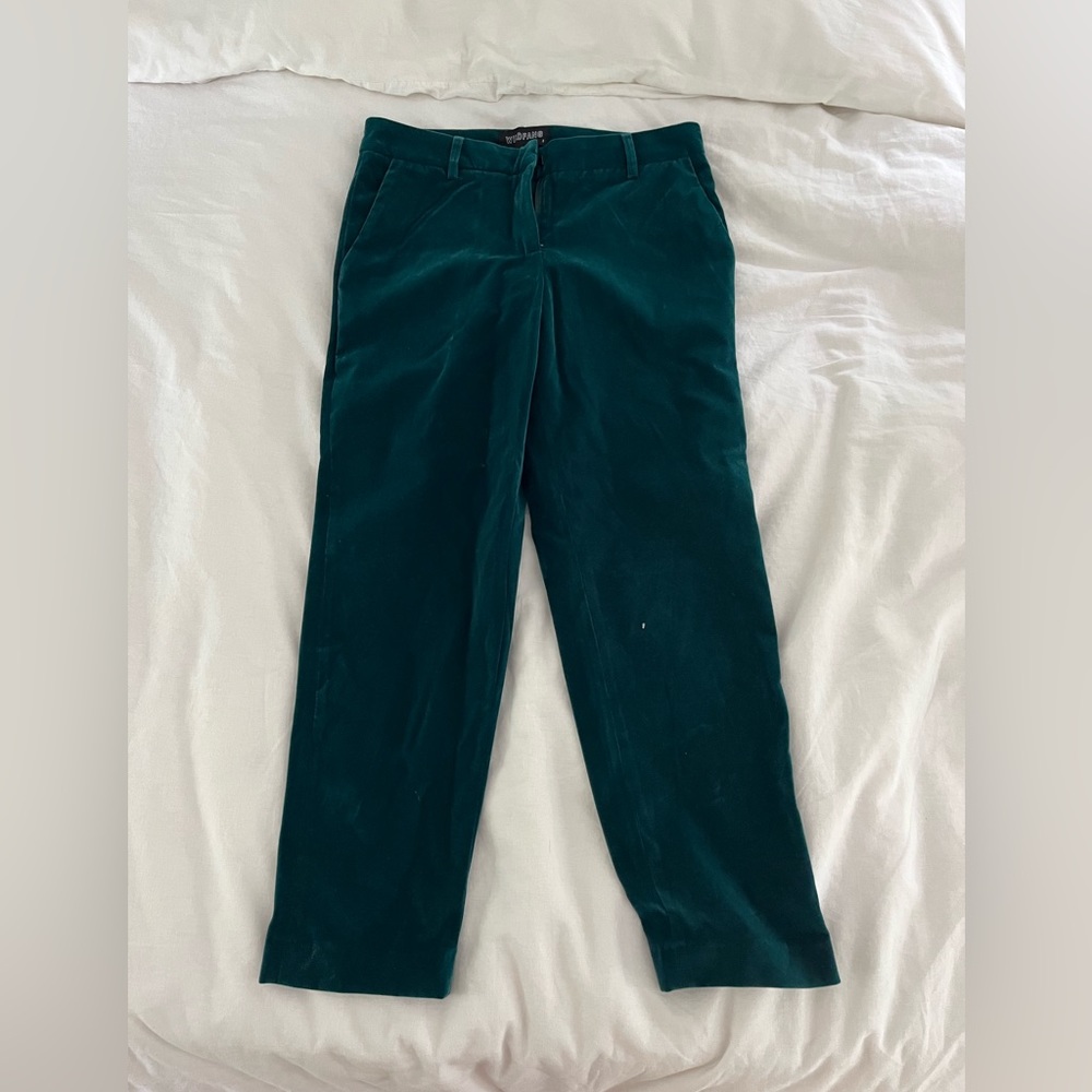 Wildfang Velvet crop trousers